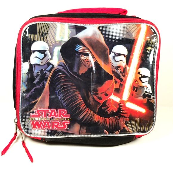 Star Wars Lunch Tote Bag 9x7x3 The Force Awakens Kit Stormtrooper Insulated - Picture 1 of 4